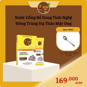 Nước uống bổ sung tinh nghệ đông trùng hạ thảo