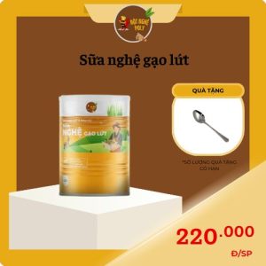 Sữa nghệ gạo lứt